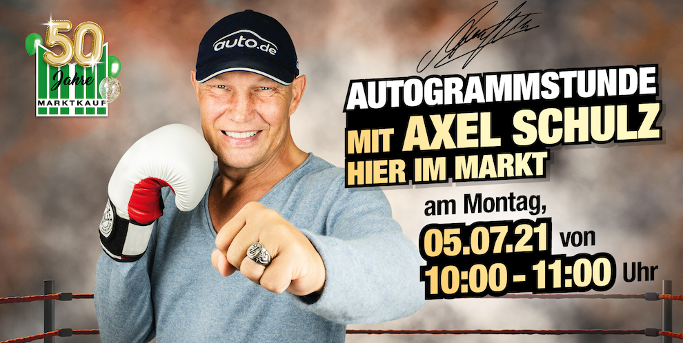 Autogrammstunde mit Axel Schulz
